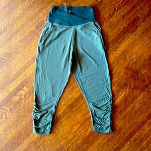 Olive green yoga pants by Lululemon